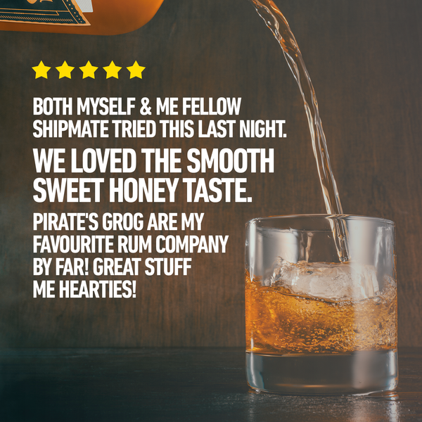 Pirate's Grog Honey Spiced Rum Premium Aged Rum Pirate's Grog Rum
