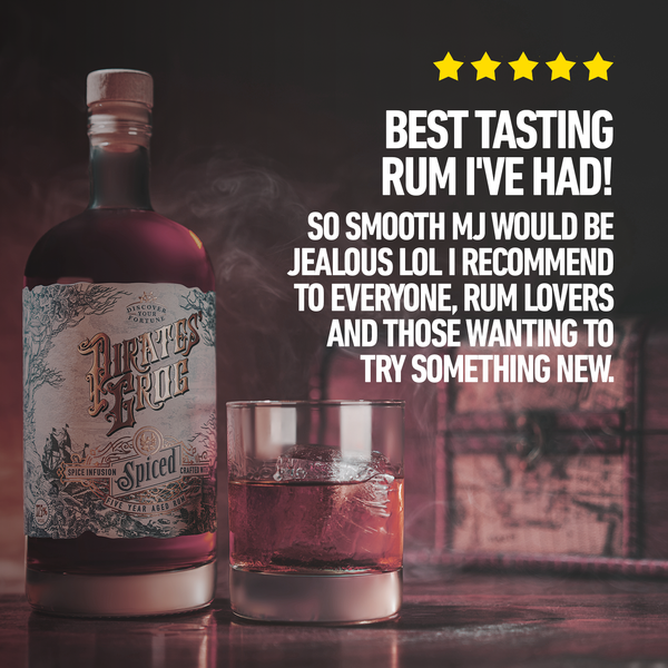 Pirate's Grog Spiced Rum Premium Aged Rum Pirate's Grog Rum