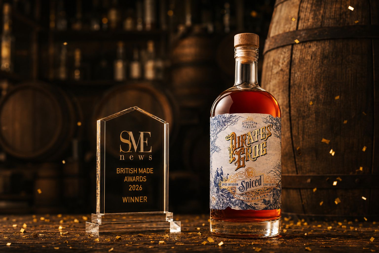 Pirate’s Grog Named Best Independent Premium Rum Brand 2026