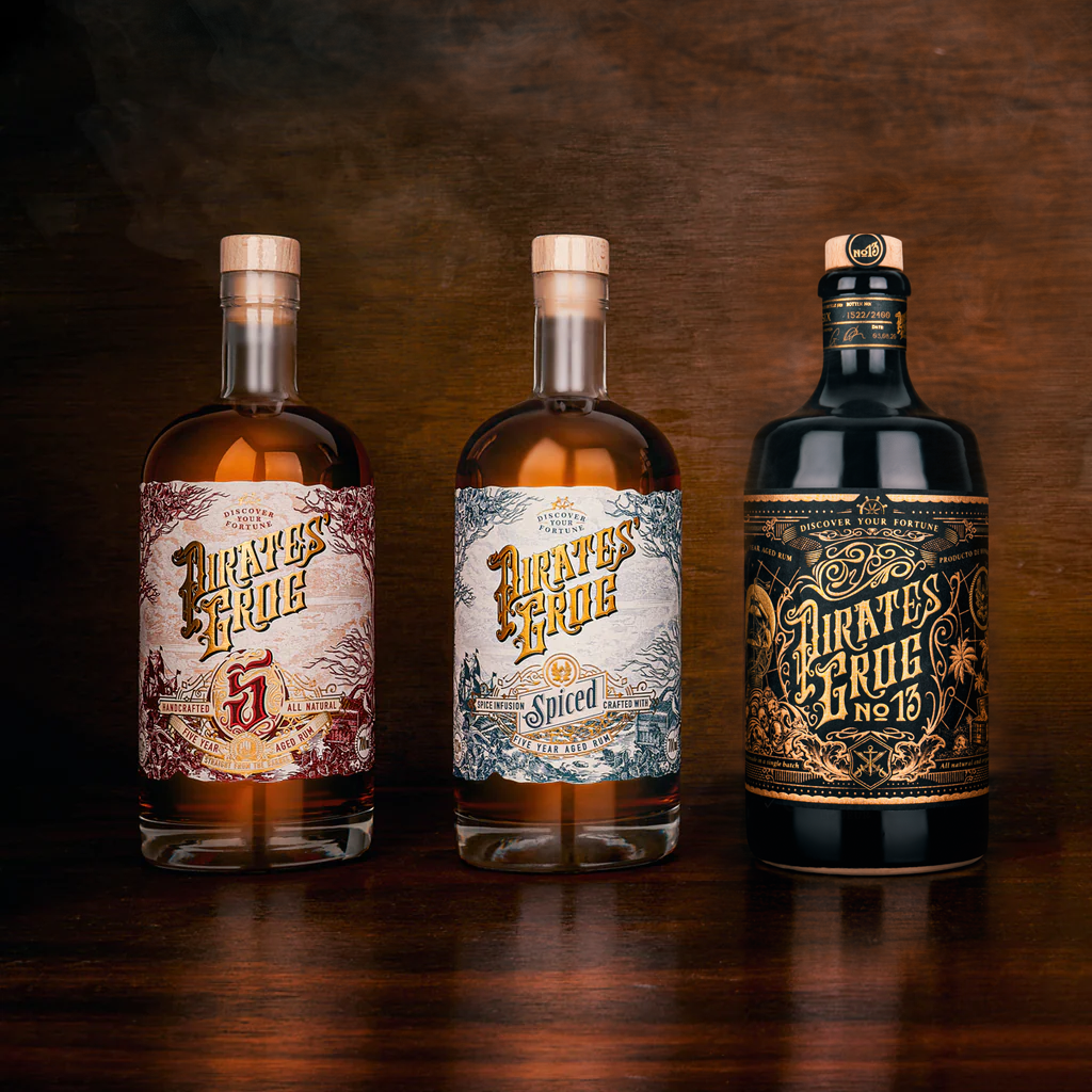Pirate's Grog - 3 Bottle Original Rum Bundle