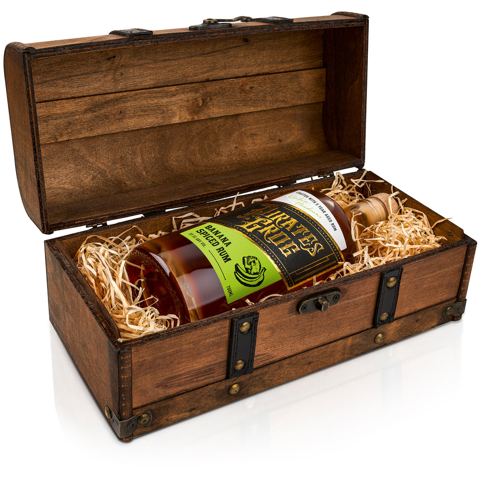 Banana Spiced Rum Gift Chest