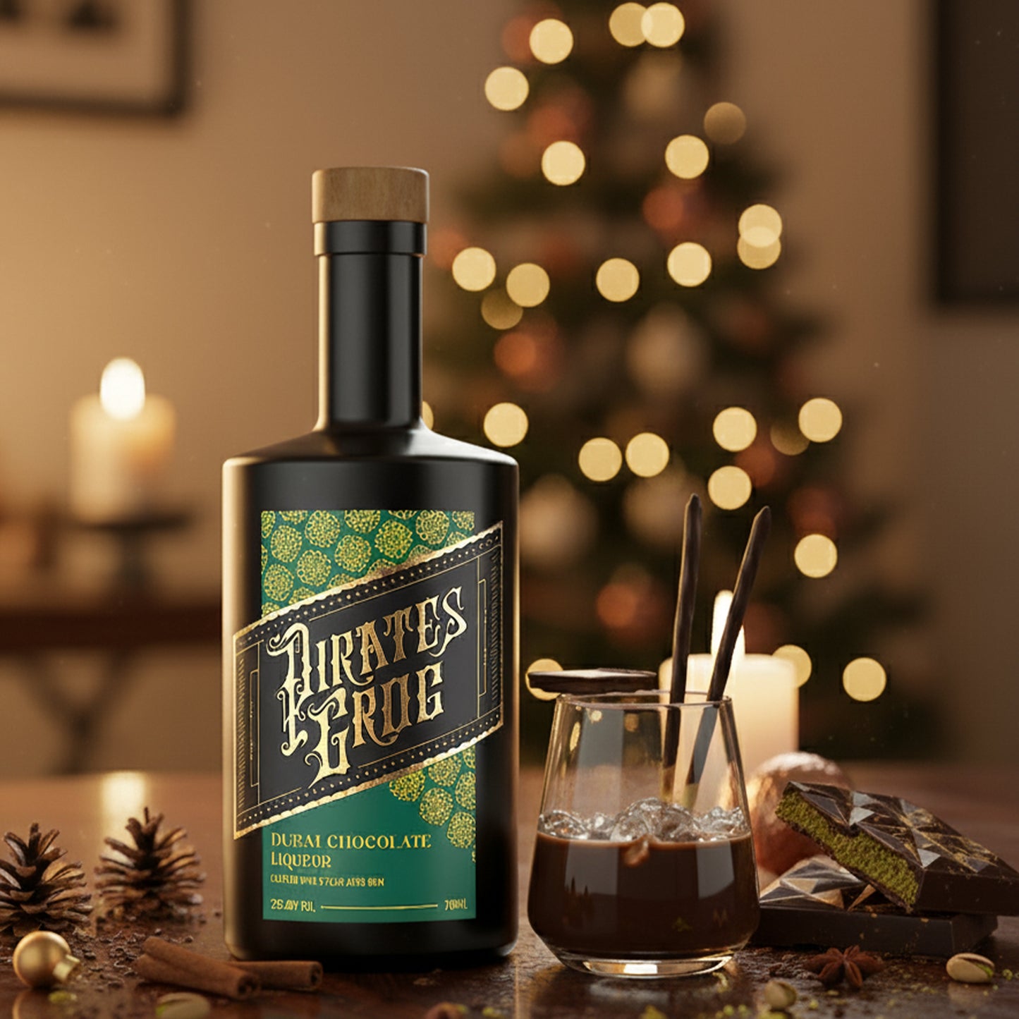 Pirate's Grog - Dubai Chocolate Liqueur