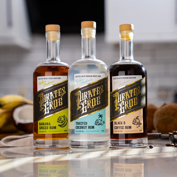 Pirate's Grog Toasted Coconut Rum | Premium Aged Rum – Pirate's Grog Rum