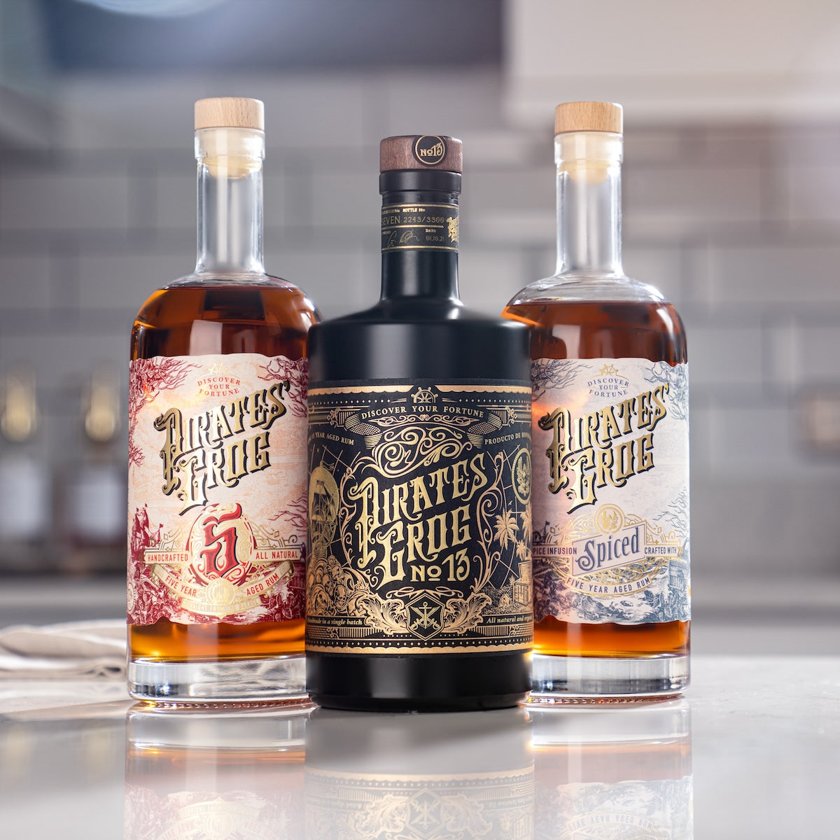 Pirate's Grog - 3 Bottle Original Rum Bundle