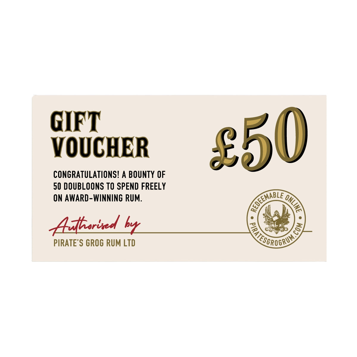 £50 Gift Voucher