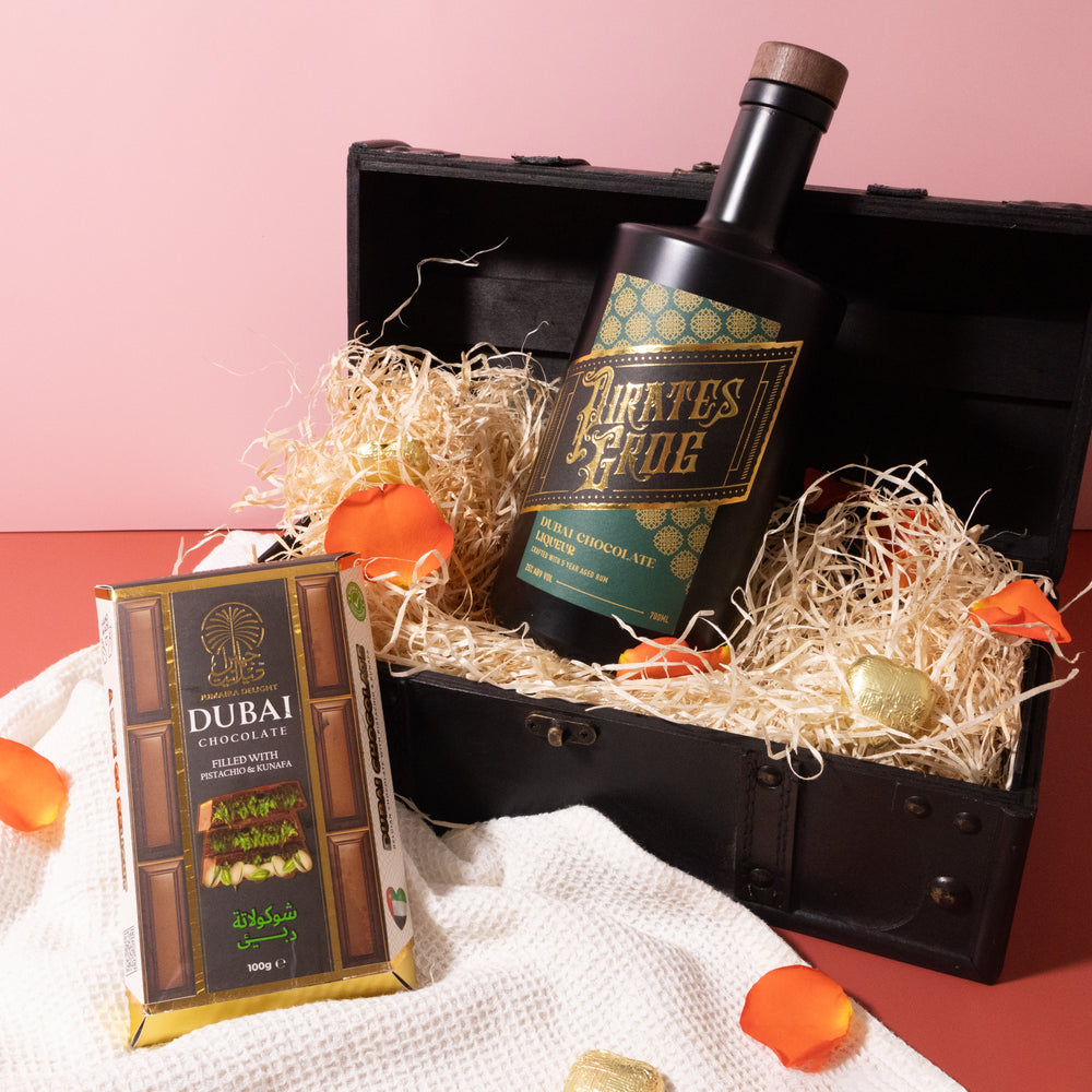 Dubai Chocolate Gift Chest with Dubai Chocolate Bar (Limited Edition)
