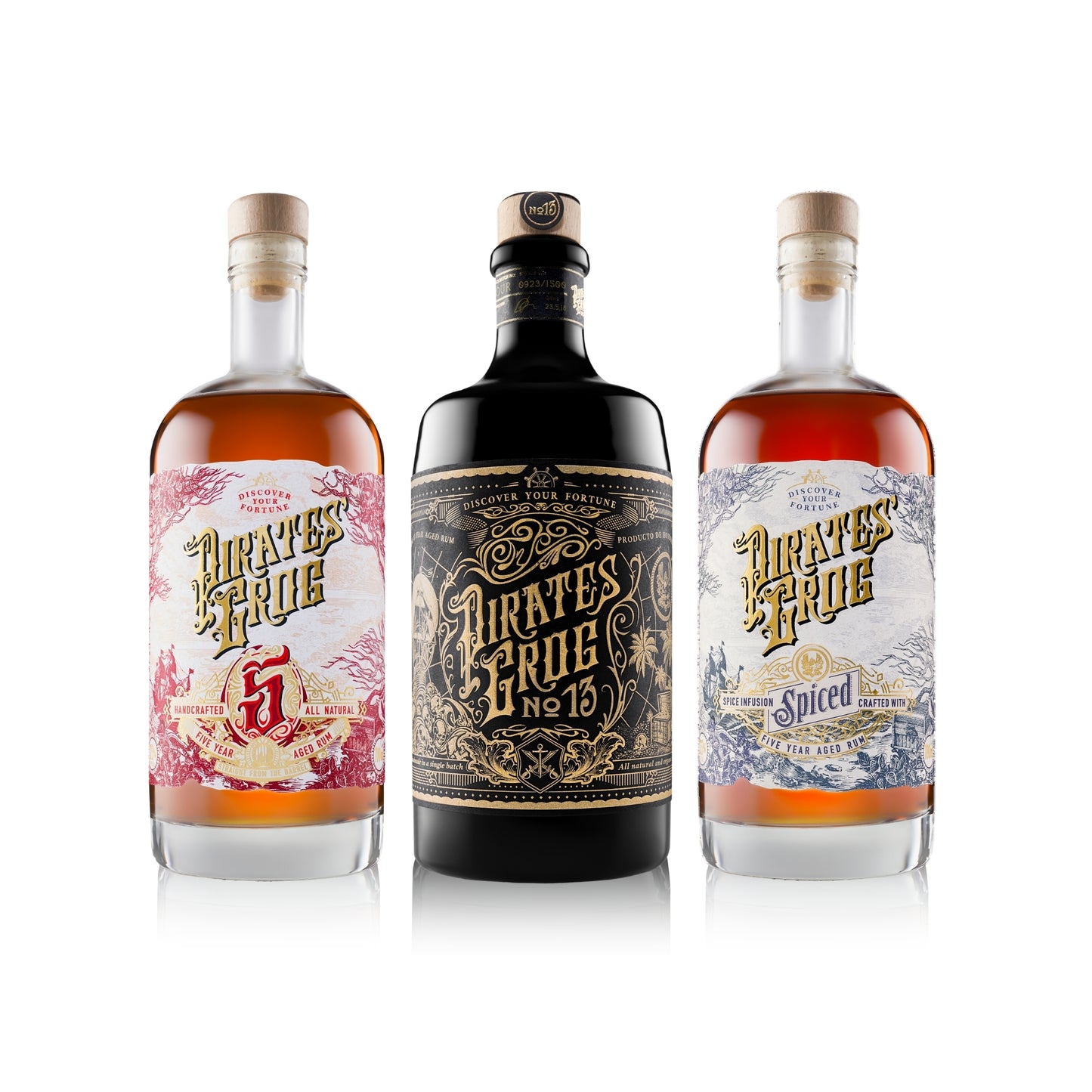 Pirate's Grog - 3 Bottle Original Rum Bundle