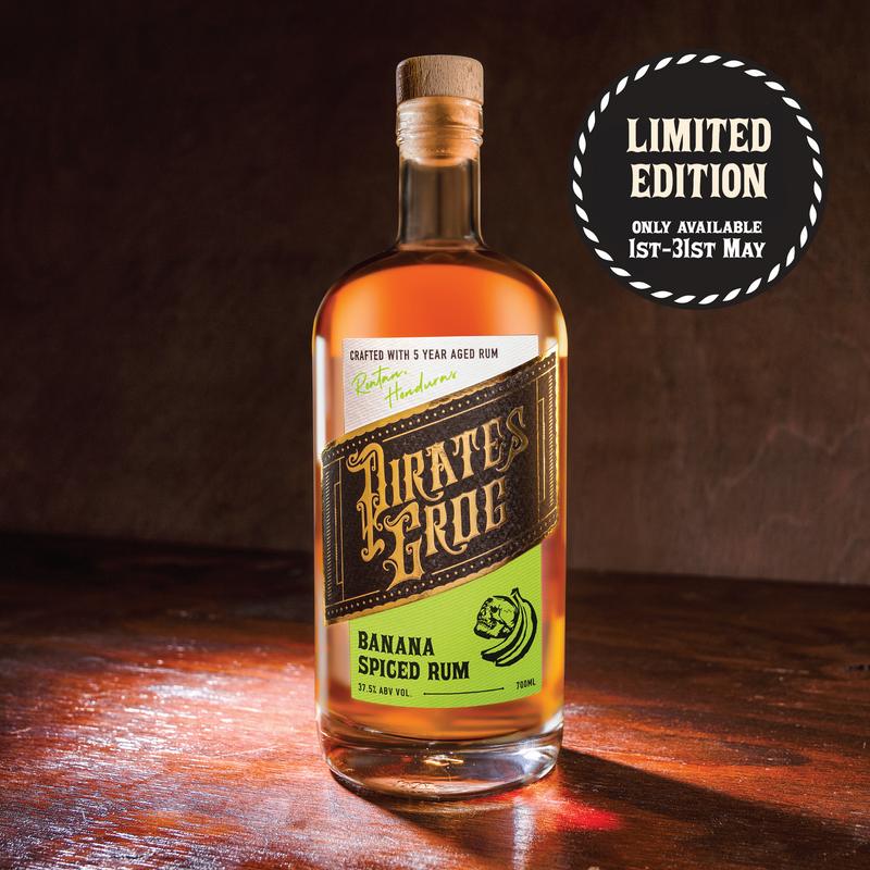 Pirate's Grog Banana Spiced Rum Pirate's Grog Rum
