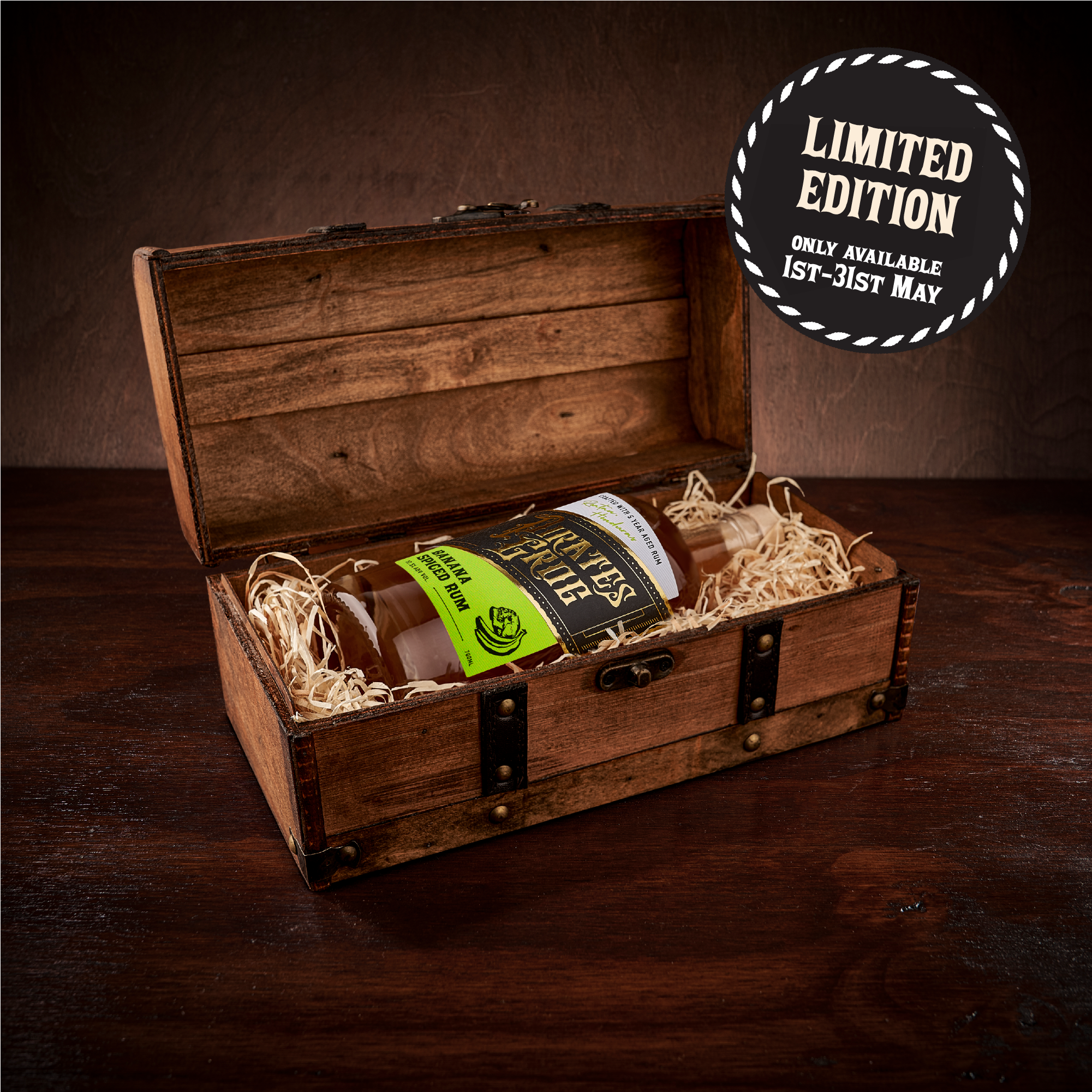 Pirate's Grog - Banana Spiced Rum Gift Chest