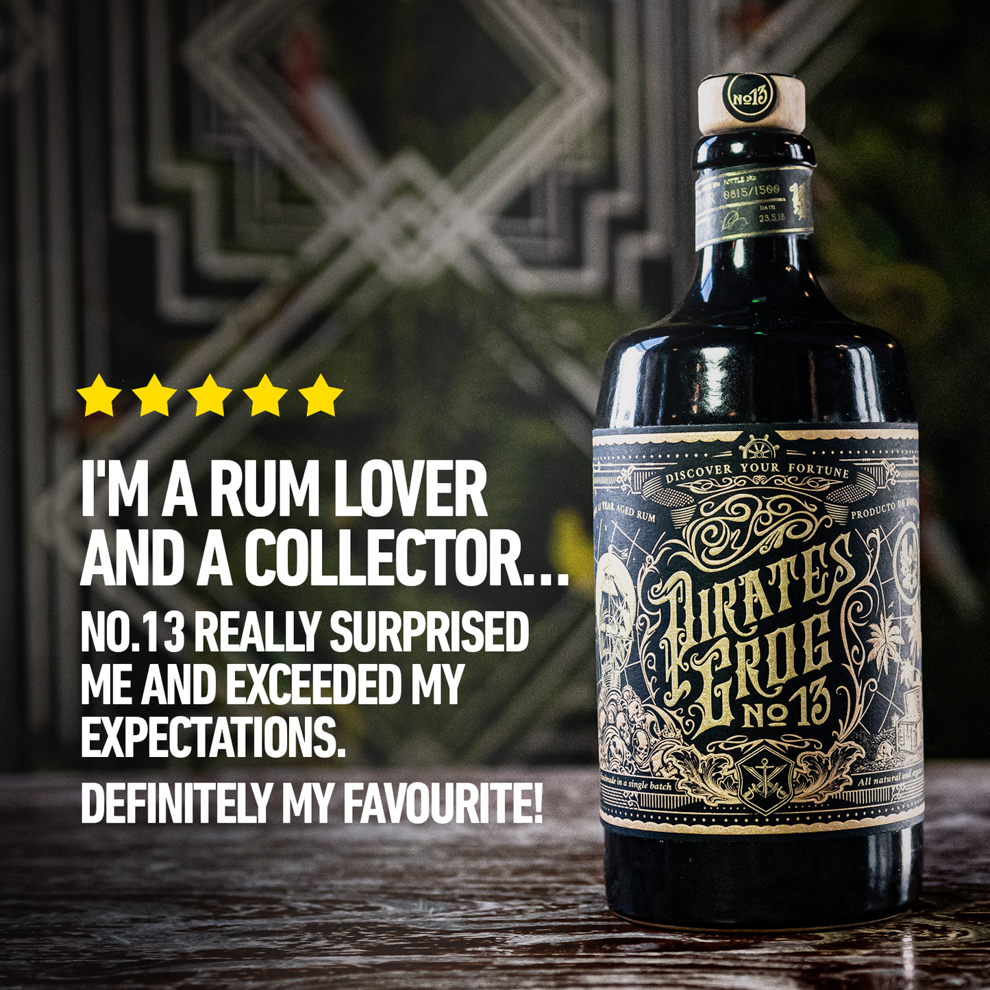 Pirate's Grog No.13 - 13 Year Aged Rum Miniature