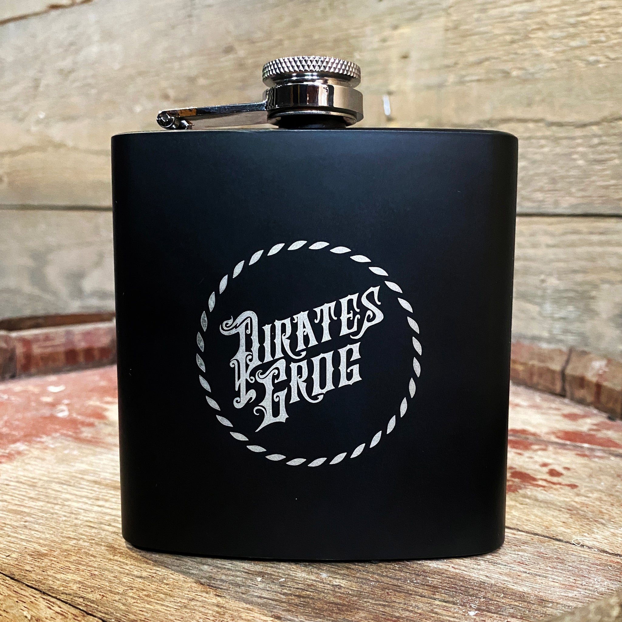 Pirate's Grog - Stainless Steel Hip Flask